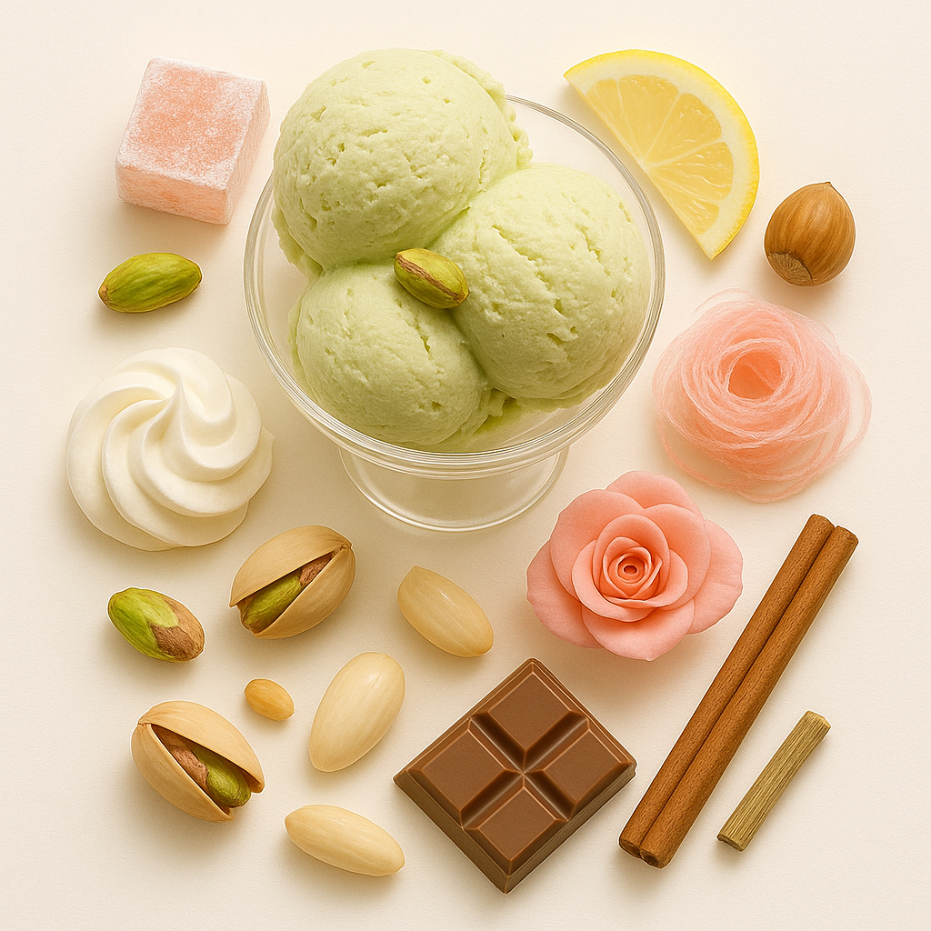 Ispirato a Yum Pistachio Gelato di Kayali